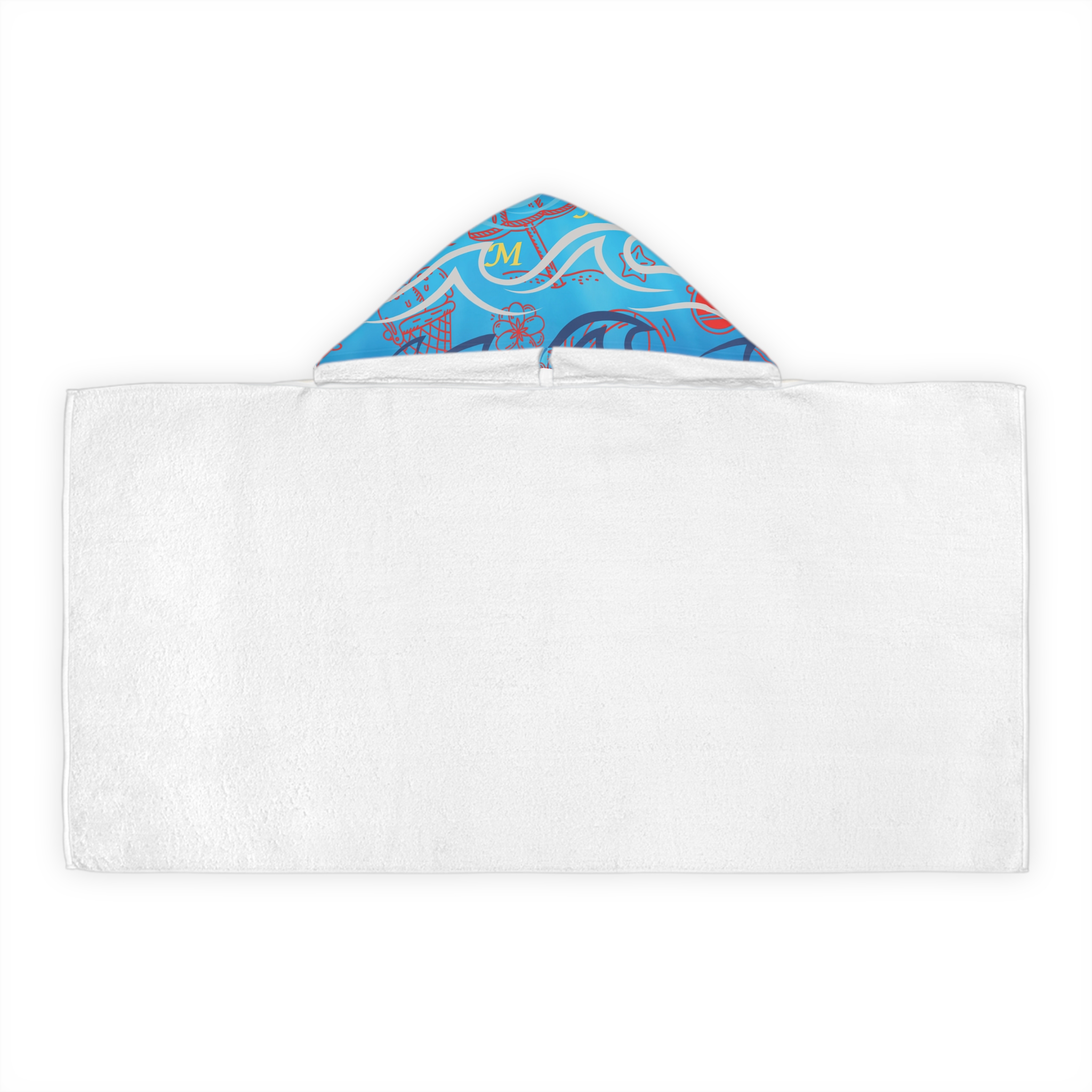 L Mermaid Kids Hooded Towel Launa Mermaid Graphic Swim Cover-up - Image 2